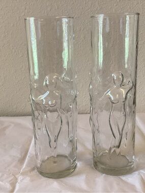 Vintage Libbey 'La Femme' Tall Cocktail Glass Set - IEC